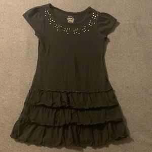 Faded Glory Girls Black Dress- Size XS‎ (4-5)